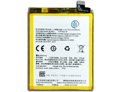 Batería MOVITEK OPPOBLP651 Oppo R15