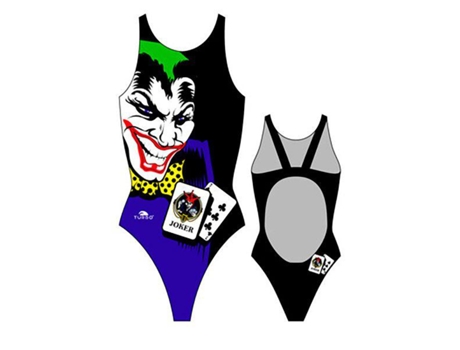Traje de baño para Mujer TURBO New Jocker Pro Resist Negro para Natacion (S)