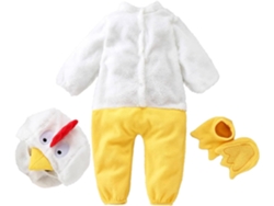 Disfraz de gallo bebé, mono de peluche de manga larga con gorro de An Vayotoy