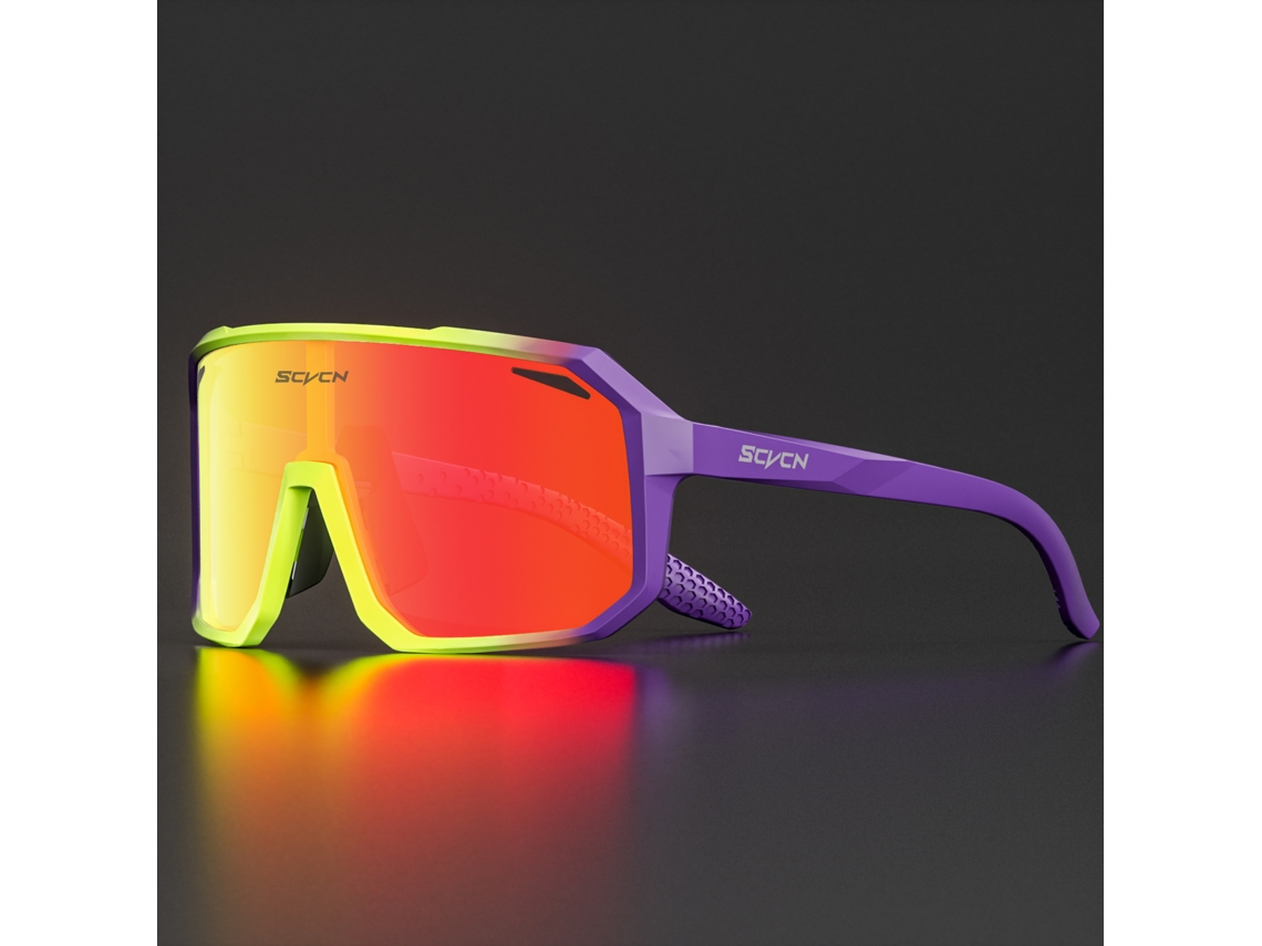 Gafas de ciclismo unisex MDUG UV400 con lentes TR 90 de poliacrilato negro