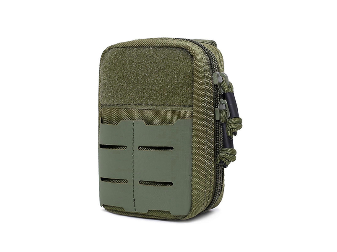 Riñonera táctica médica de nailon con cremallera, ideal para primeros auxilios al aire libre, caza y supervivencia. Resistente y duradera.