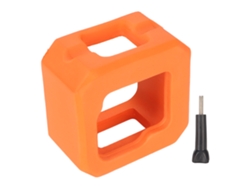 Estuche Flotante Profesional Para Minicámara Naranja De 11" Con Protección Antihundimiento Y Peso Ligero.