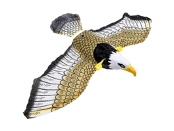 Lámpara Colgante Electrónica Con Forma De Águila Y Música, Repelente De Pájaros Para Jardín, Color Amarillo, 1 Unidad.