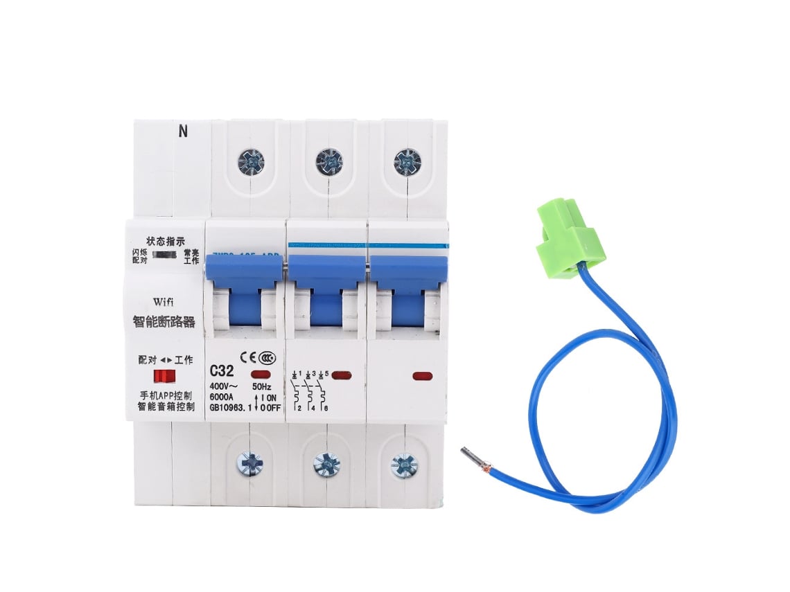 2026velora-interruptor De Circuito Inteligente Wifi 3p Control Remoto Automático 100a20a Ip20