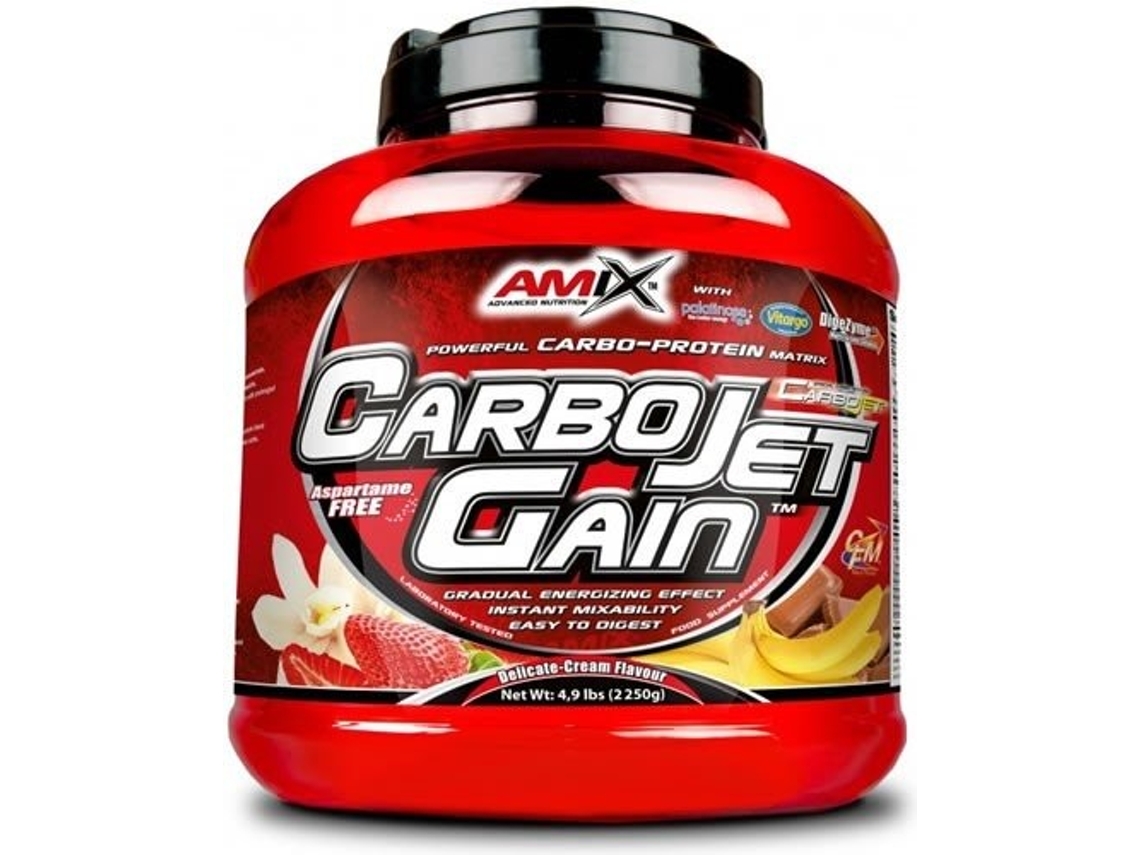 Proteína AMIX Carbojetain S Y Wpc, Contribuye Al Aumento De Contiene Minerales (2,25 Kg - Plátano)