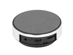 Altavoz Estéreo De Conducción Ósea Para Mini Portátil, Resistente Al Agua, Para El Hogar, Viajes Al Aire Libre, Color Plata.