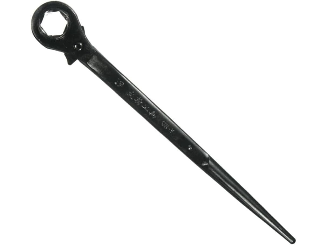 Llave De Carraca Miniatura Con Vástago Puntiagudo, Destornillador De Ranura Estrecha, Color Negro.