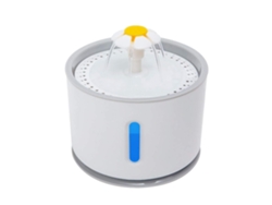 (gris) Fuente De Agua Automática Para Gatos Con Luz Led, Capacidad De 2,4l, Interfaz Usb, Funcionamiento Silencioso.
