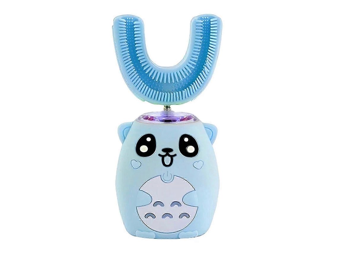 Escova De Dentes Elétrica Recarregável Em Formato De U Para Crianças - Design Suave E Portátil