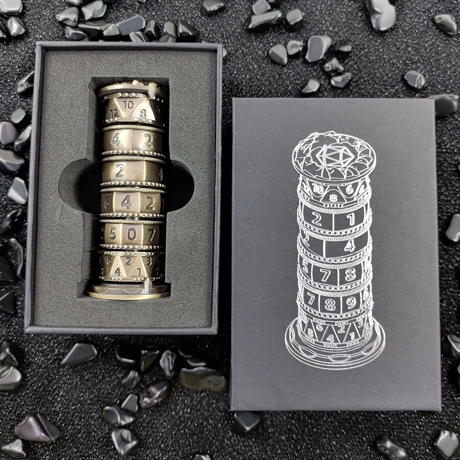Fidget Spinner De Metal Dorado Para Aliviar El Estrés - Peonza Manual
