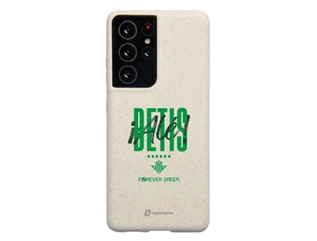Funda Móvil Ultra Oficial Real Betis Fc Compostable para Samsung Galaxy S21 Ultra PHONECASES3D