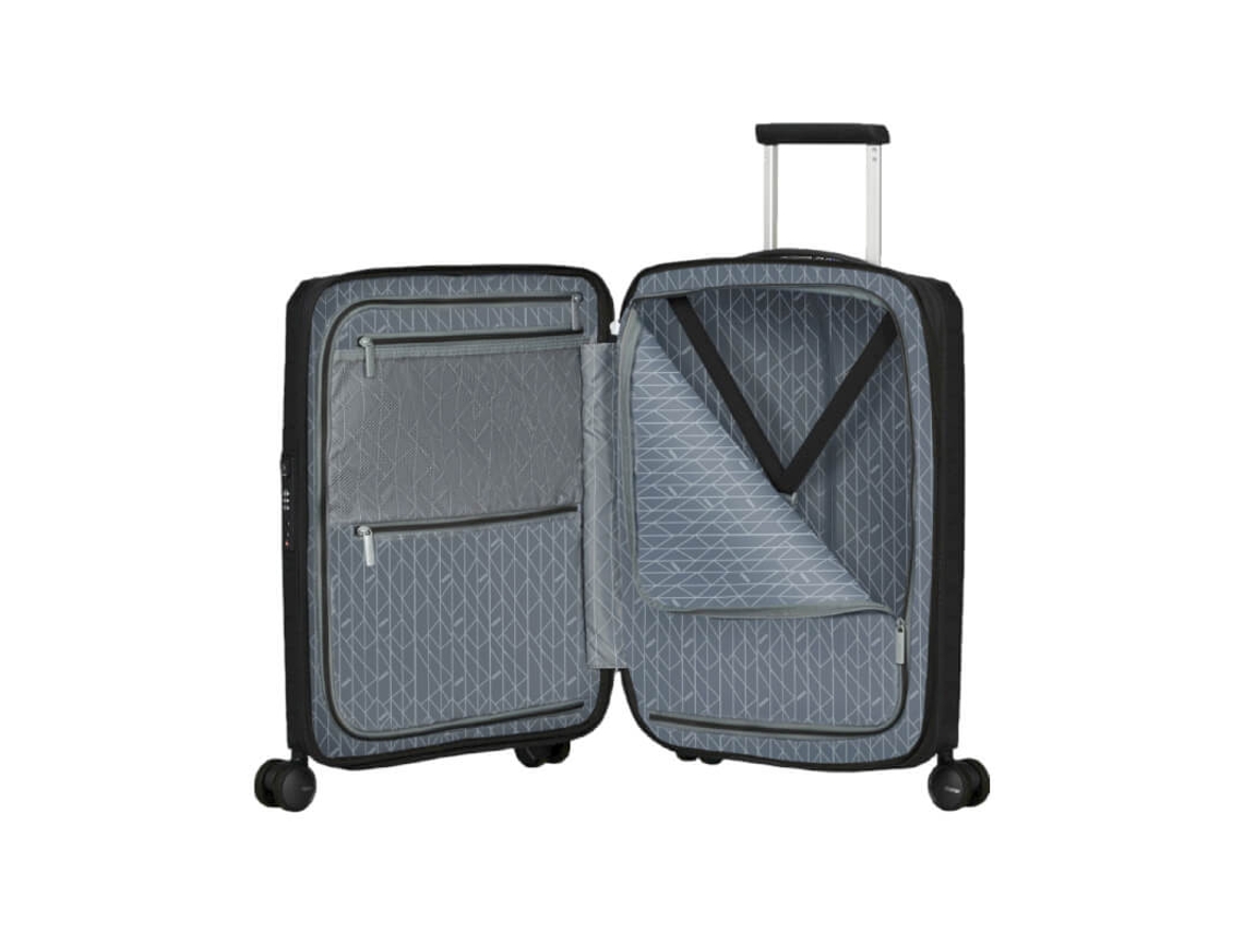 Maleta de cabina de 55 cm, 4 ruedas, Fastforward, color negro, American Tourister