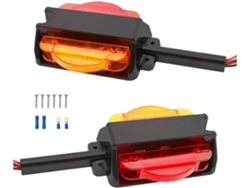 Juego De Luces Led Para Guardabarros De Remolque, Intermitentes De Posición Rojos