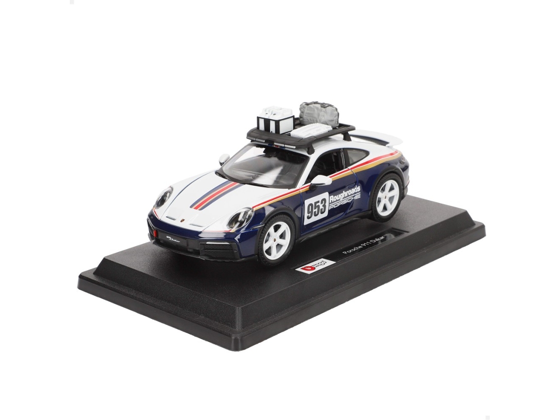 Burago Maqueta coche carreras Porsche 911 Dakar 1:24