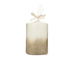 Vela de purpurina 10x15cm oro - FEERIC LIGHTS & CHRISTMAS