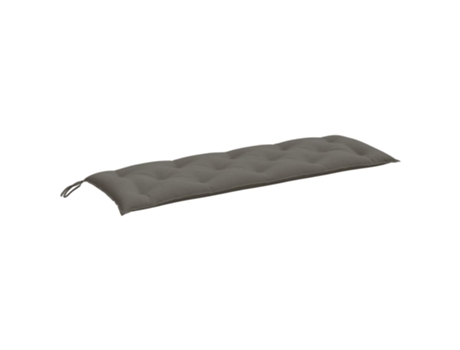 Cojín De Banco De Jardín VIDAXL Gris Tela (150x50x7 cm)