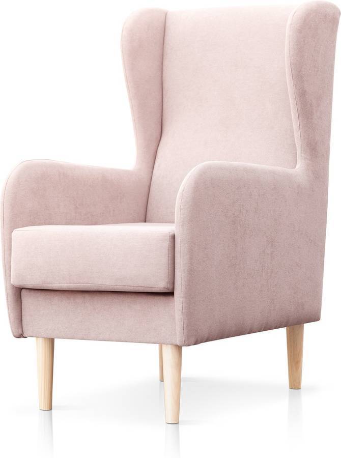 Sueños Zzz Modelo narex para dormitorio butaca de estilo escandinavo tapizado en tela antimanchas sueñoszzz madera y 105x58x70