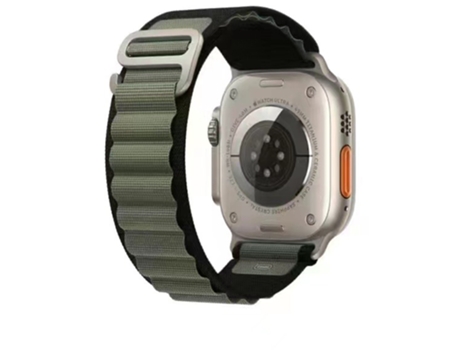 Correa de reloj inteligente de nailon transpirable de dos colores para Apple Watch Series 8 y 7 41 mm / SE 2 y 6 y SE y 5 y 4 40 mm / 3 y 2 y 1 38 ...