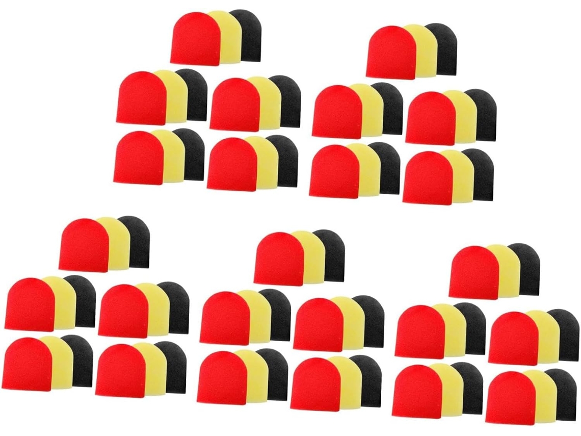 75 Piezas De Fundas Protectoras Resistentes Al Polvo Para Micrófonos Con Carcasa A Prueba De Viento