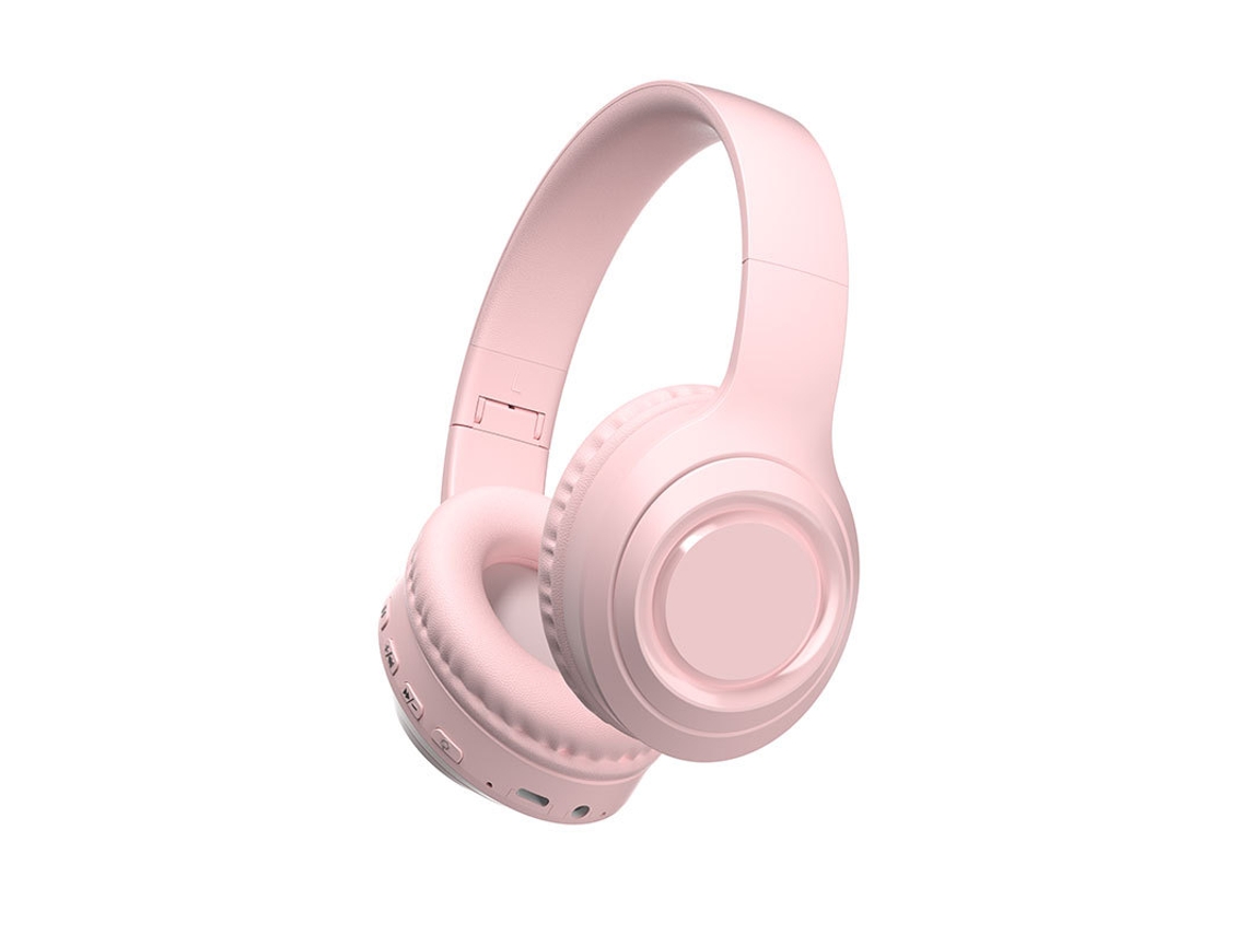 Auriculares bluetooth SZSMART V9 con cancelación de ruido de alta fidelidad (on ear - micrófono - rosa)