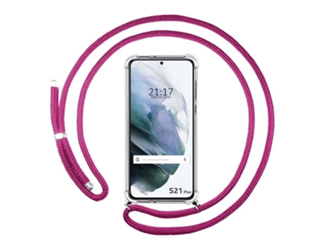 Carcasa Samsung Galaxy S21 Plus TUMUNDOSMARTPHONE Colgante Rosa