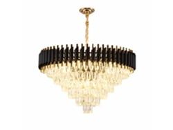 Candeeiro de Teto de Cristal PIBAOGU Asled 419 (preto)