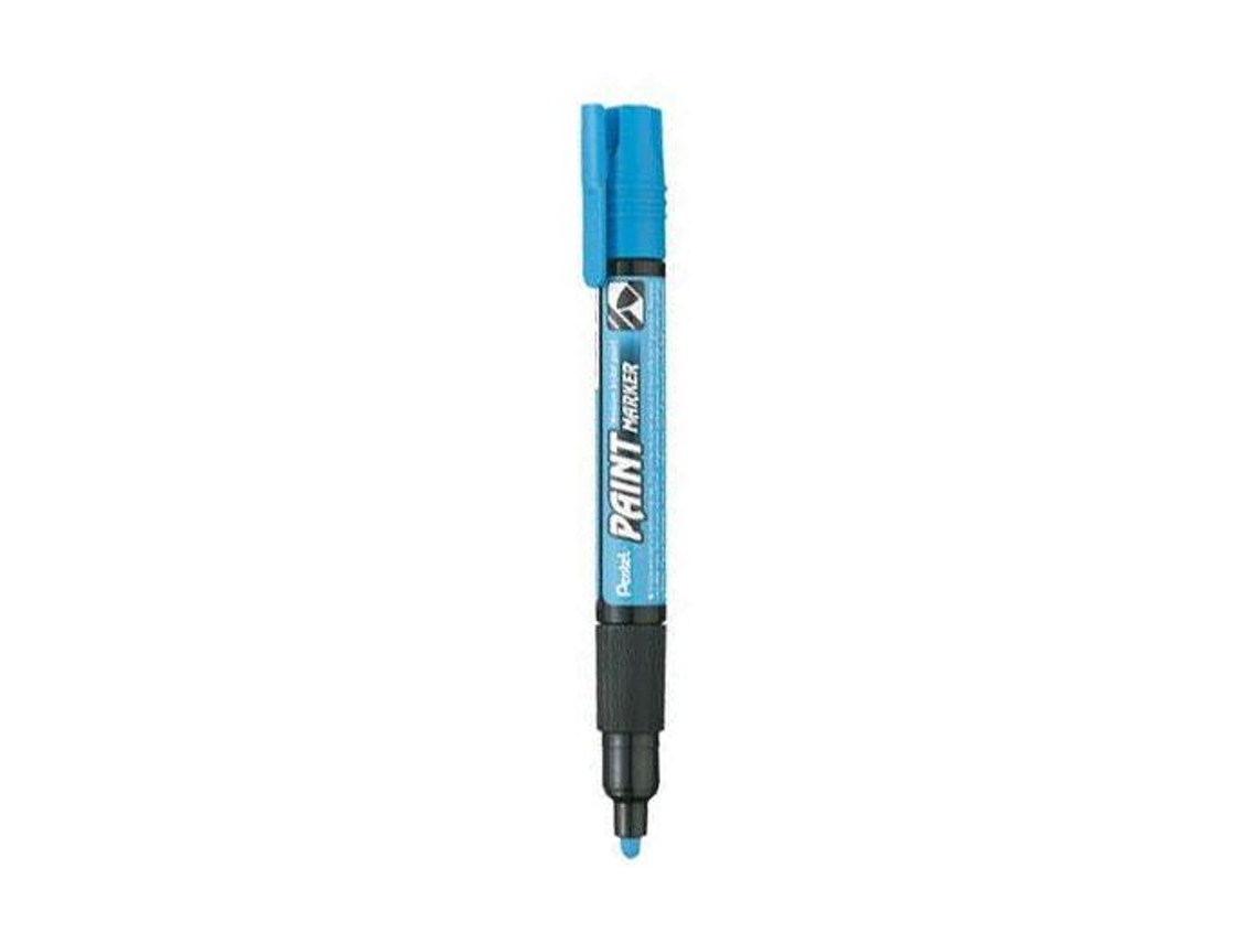 Marcador Pentel Mmp20 Paint Vidro E Plástico Azul Ceu