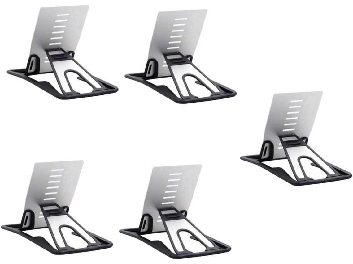 Soporte Plegable Y Ajustable De 5 Piezas Para Teléfono, Ideal Para Escritorio, Cómodo Y Portátil Para Ver Tu Smartphone.