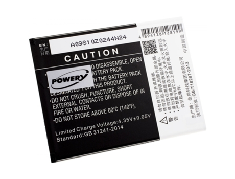 Batería POWERY 1.60.ZTE.999.33 para ZTE Li3821T43P3h745741