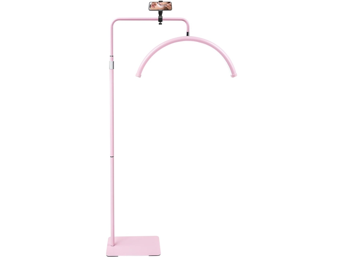 Lámpara LED para uñas en forma de U, color rosa (botón de control remoto) Sfushos (Europa, 36 W)