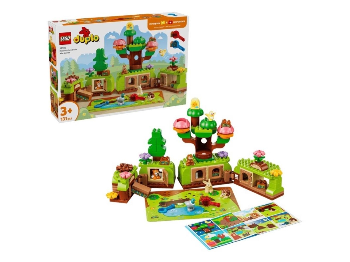 Lego Duplo Stadt 10480 Bosque De Los Descubrimientos Con Animales Salvajes 10480