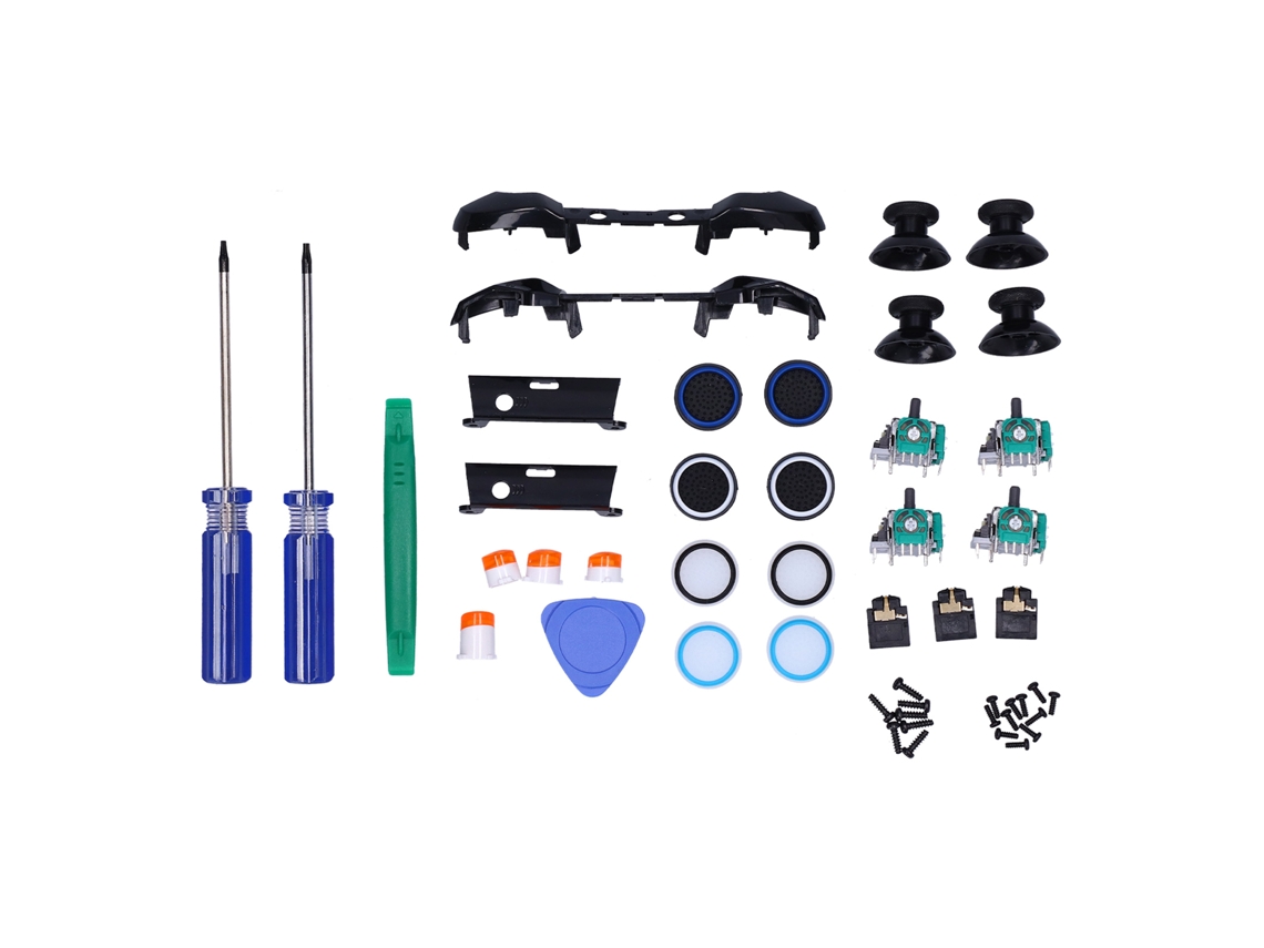 Kit De Reparación Para El Mando De Xbox One S Modelo 1708 Con Botones Abxy, Joysticks Y Herramientas De Instalación.