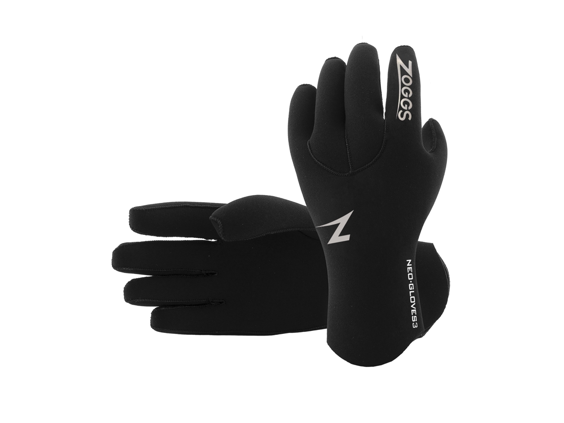 Guantes Unisexo de Natación ZOGGS (S - Negro)