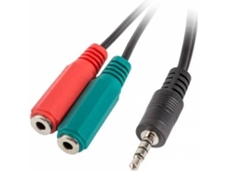 Adaptador LANBERG Adaptador Jack EstÈreo 3.5 Macho A 2X Jack 3.5Mm Hembra Lanb