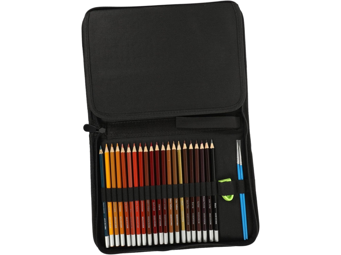 Lápis De Cor Para Adultos, Aquarela, Portátil, Multifuncional, Material Para Artistas