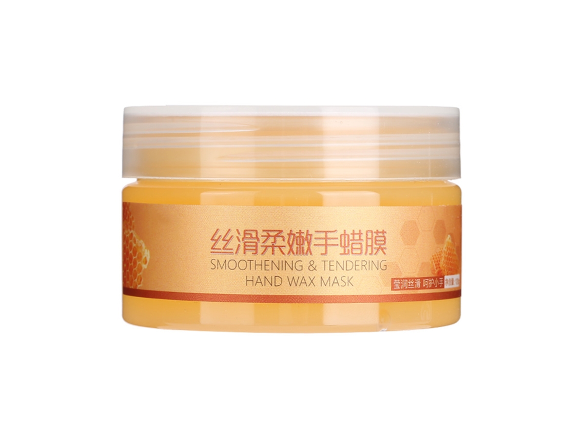 Mascarilla hidratante para manos que elimina la piel muerta e hidrata profundamente.