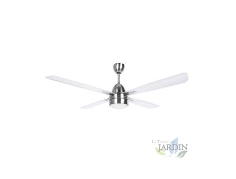Ventilador de Techo ORBEGOZO 4 Palas Acero Inox
