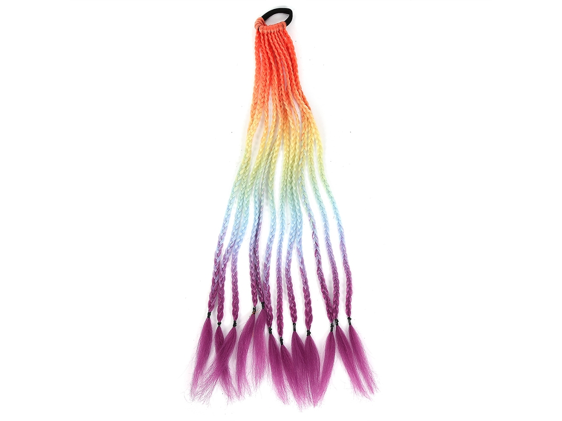 Cola De Caballo De Dreadlocks Sintética Peluca Para Cosplay, Colorida Y De Alta Calidad, Ideal Para Fiestas, Halloween Y Uso Diario