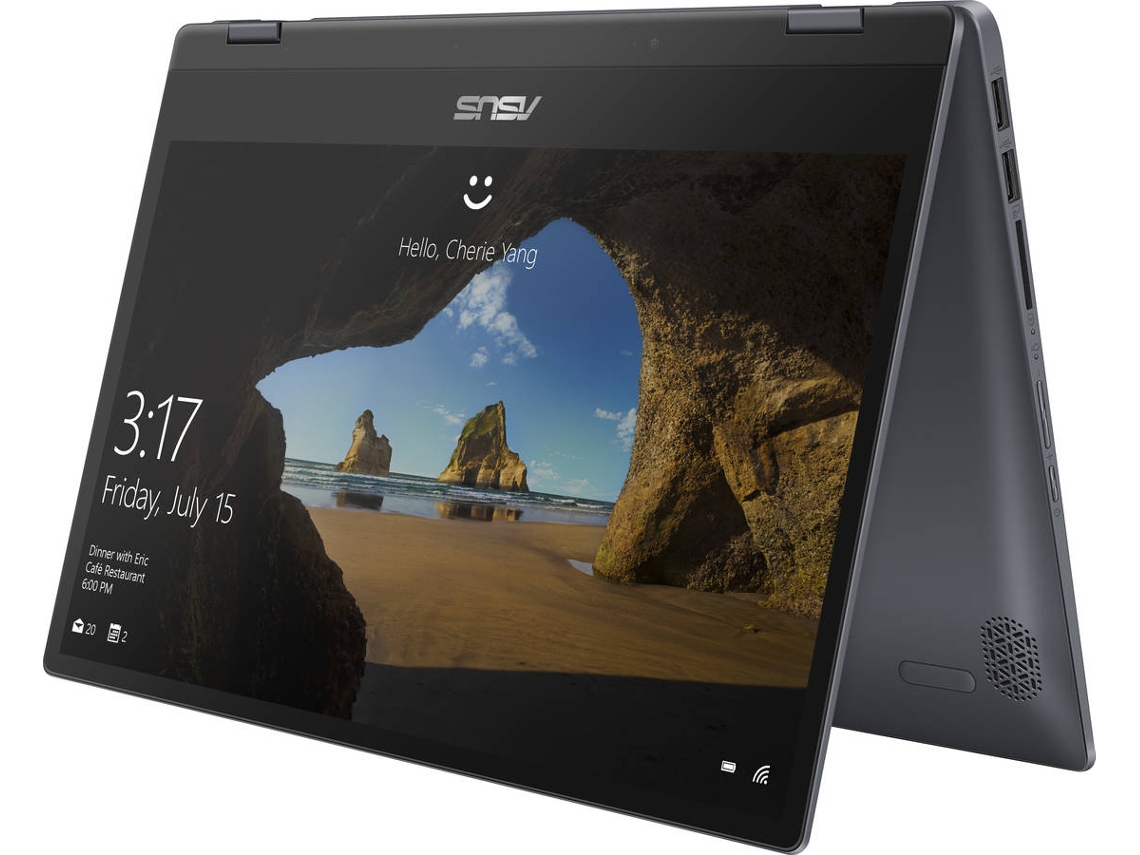 Portátil Convertible 2 en 1 ASUS VivoBook Flip 14 TP412FA-EC452T (Outlet Grado A - 14'' - Intel Core i3-10110U - RAM: 8 GB - 256 GB SSD PCIe - Intel UHD Graphics)