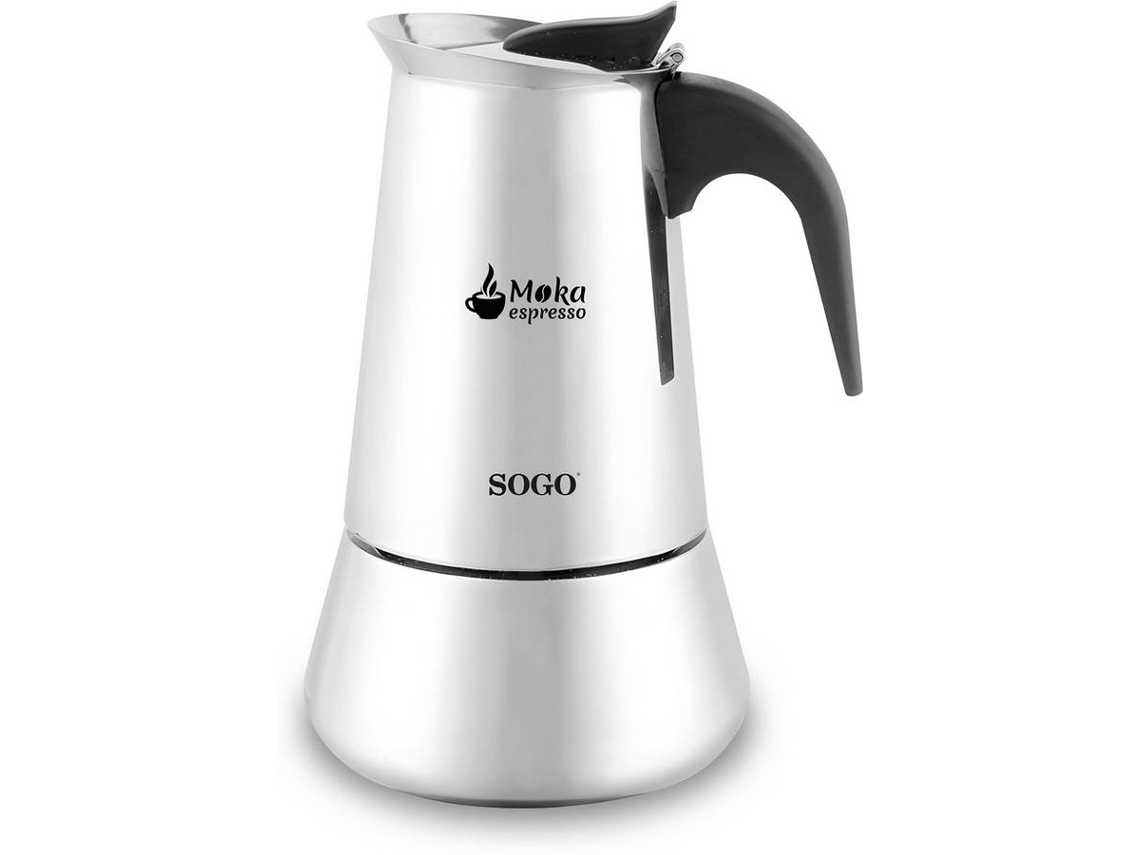 Cafetera Italiana SOGO CAF-SS-7635 (12 Chávenas - Inox)