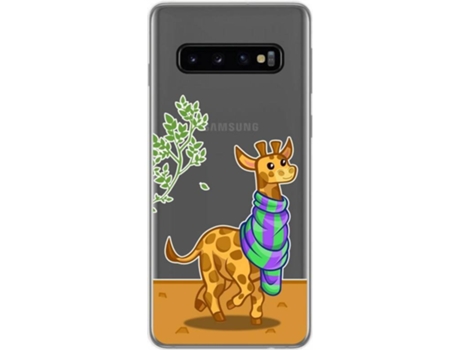 Carcasa Samsung Galaxy S10 Plus TUMUNDOSMARTPHONE Jirafa Multicolor