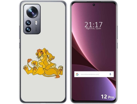 Carcasa para Xiaomi 12 Pro 5G TUMUNDOSMARTPHONE Dibujos Leones Multicolor