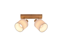 2 Focos de Techo Vintage Pared de Madera Techo de Pasillo Regulable a 350 E14 Bombilla Máx.25W para Salón Dormitorio Sin Bombilla NETTLIFE