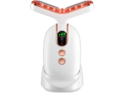 Dispositivo de belleza para rostro y cuello, masajeador facial multifuncional, masajeador facial recargable para uso doméstico con tres Bestvite