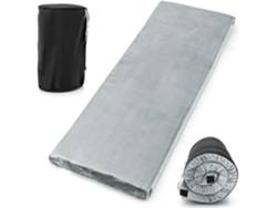 Colchón Enrollable de Espuma, Colchoneta Espuma de Camping, 183cm x 62,5cm x 6,5cm, Bolsa de Transporte, Esterilla de Dormir para Exteriores COSTWAY