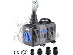 Bomba sumergible ultrasilenciosa con variación de frecuencia para agua dulce y salada, ideal para acuarios, estanques, fuentes y mucho más. Caudal ajustable.