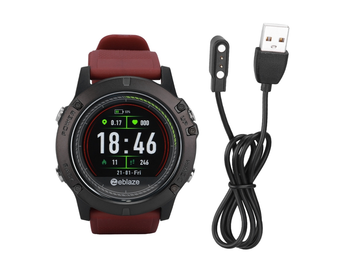 Reloj Inteligente (monitor De Frecuencia Cardíaca, Resistente Al Agua) Zeblaze Vibe3 Hr Android Ios