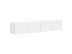 2 soportes para TV | Mueble para TV | Mueble para TV de pared blanco 60 x 31 x 29,5 cm