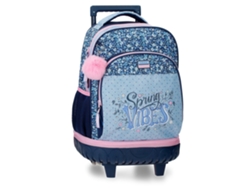 Mochila compacta desmontable MOVOM Spring Vibes (azul marino, 32x43x21cm)