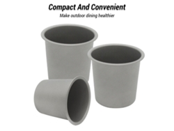 Taza De Camping De Titanio De 220 Ml, Ligera Y Portátil, Con Un Diseño Impecable, Ideal Para Viajes Al Aire Libre.